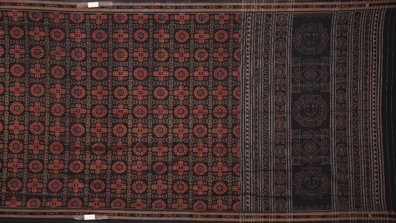 Handloom Sambalpuri Cotton Ikkat Saree Handloom Saree_Cotton Priyadarshini Handloom 