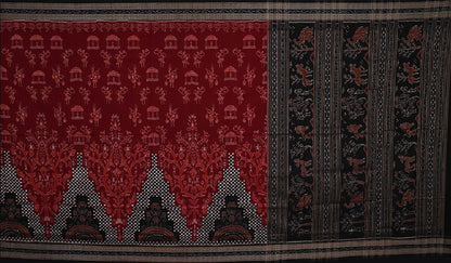 Handloom Sambalpuri Cotton Ikkat Saree Handloom Saree_Cotton Priyadarshini Handloom 