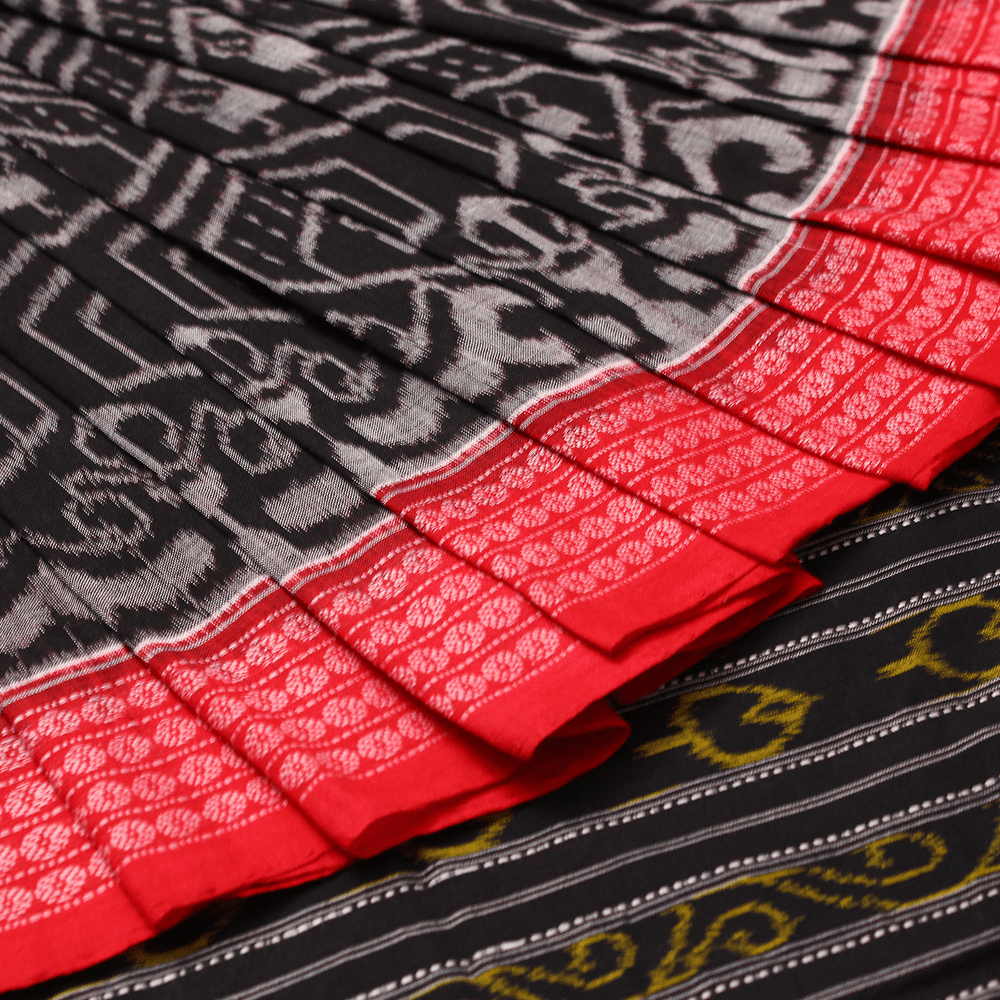 Handloom Sambalpuri Cotton Ikkat Saree Handloom Saree_Cotton Priyadarshini Handloom 