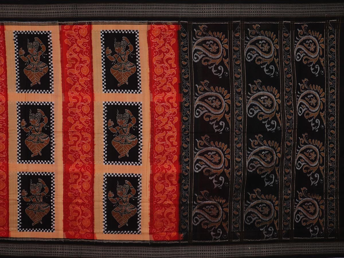 Handloom Sambalpuri Cotton Ikkat Saree Handloom Saree_Cotton Priyadarshini Handloom 