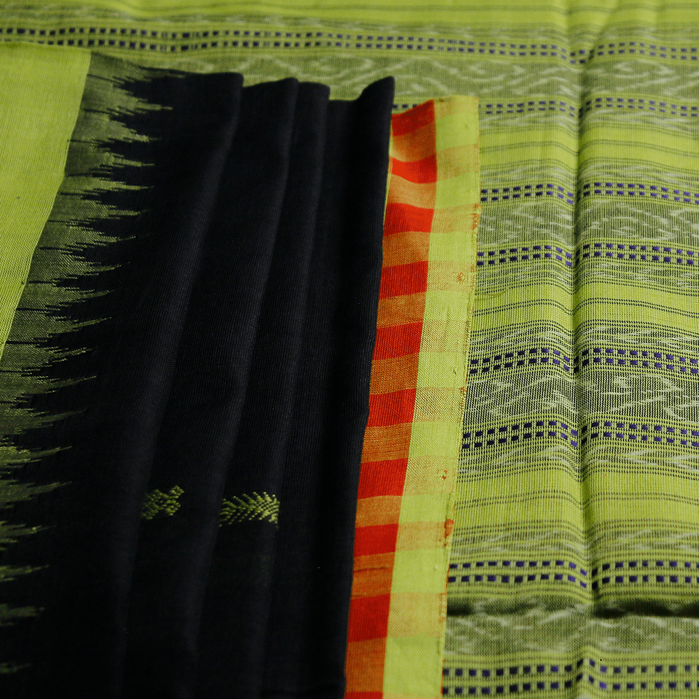 Handloom Sambalpuri Cotton Ikkat Saree Handloom Saree_Cotton Priyadarshini Handloom 