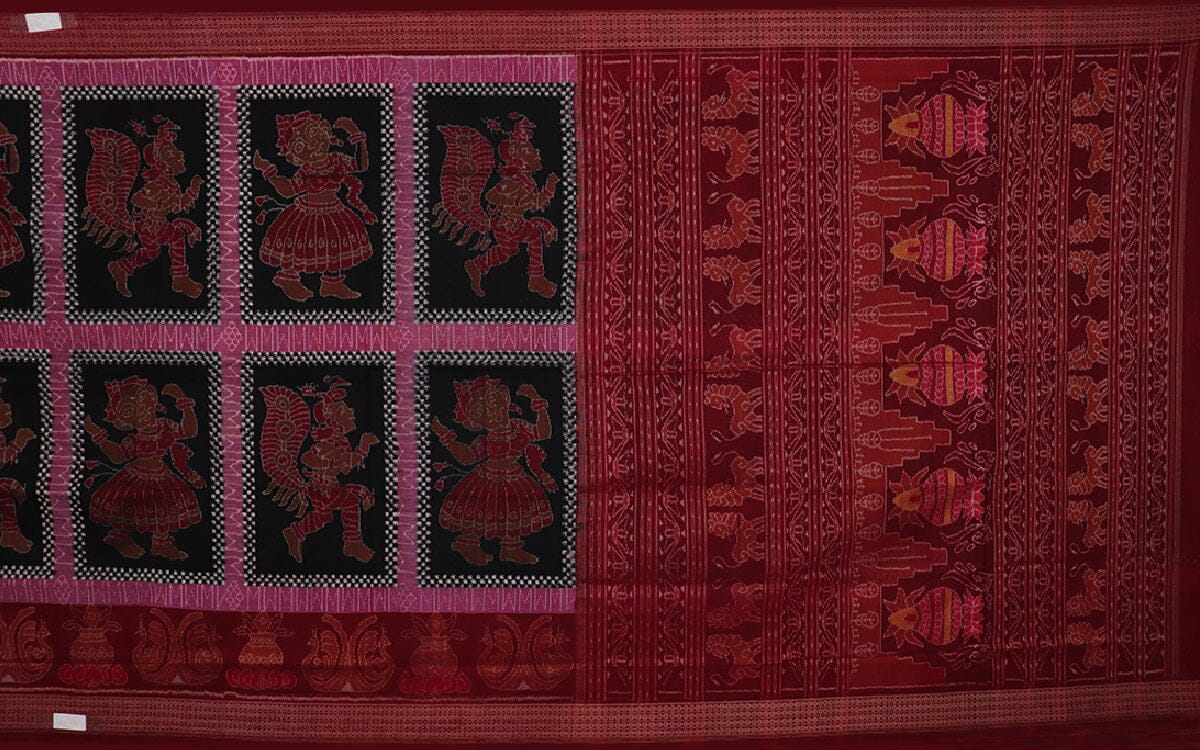 Handloom Sambalpuri Cotton Ikkat Saree Handloom Saree_Cotton Priyadarshini Handloom 