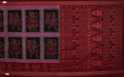 Handloom Sambalpuri Cotton Ikkat Saree Handloom Saree_Cotton Priyadarshini Handloom 