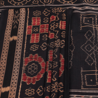 Handloom Sambalpuri Cotton Ikkat Saree Handloom Saree_Cotton Priyadarshini Handloom 