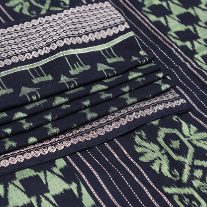 Handloom Sambalpuri Cotton Ikkat Saree Handloom Saree_Cotton Priyadarshini Handloom 