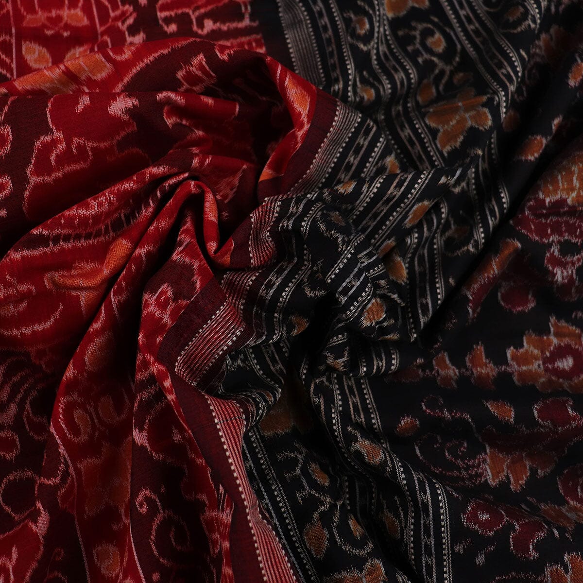 Handloom Sambalpuri Cotton Ikkat Saree Handloom Saree_Cotton Priyadarshini Handloom 