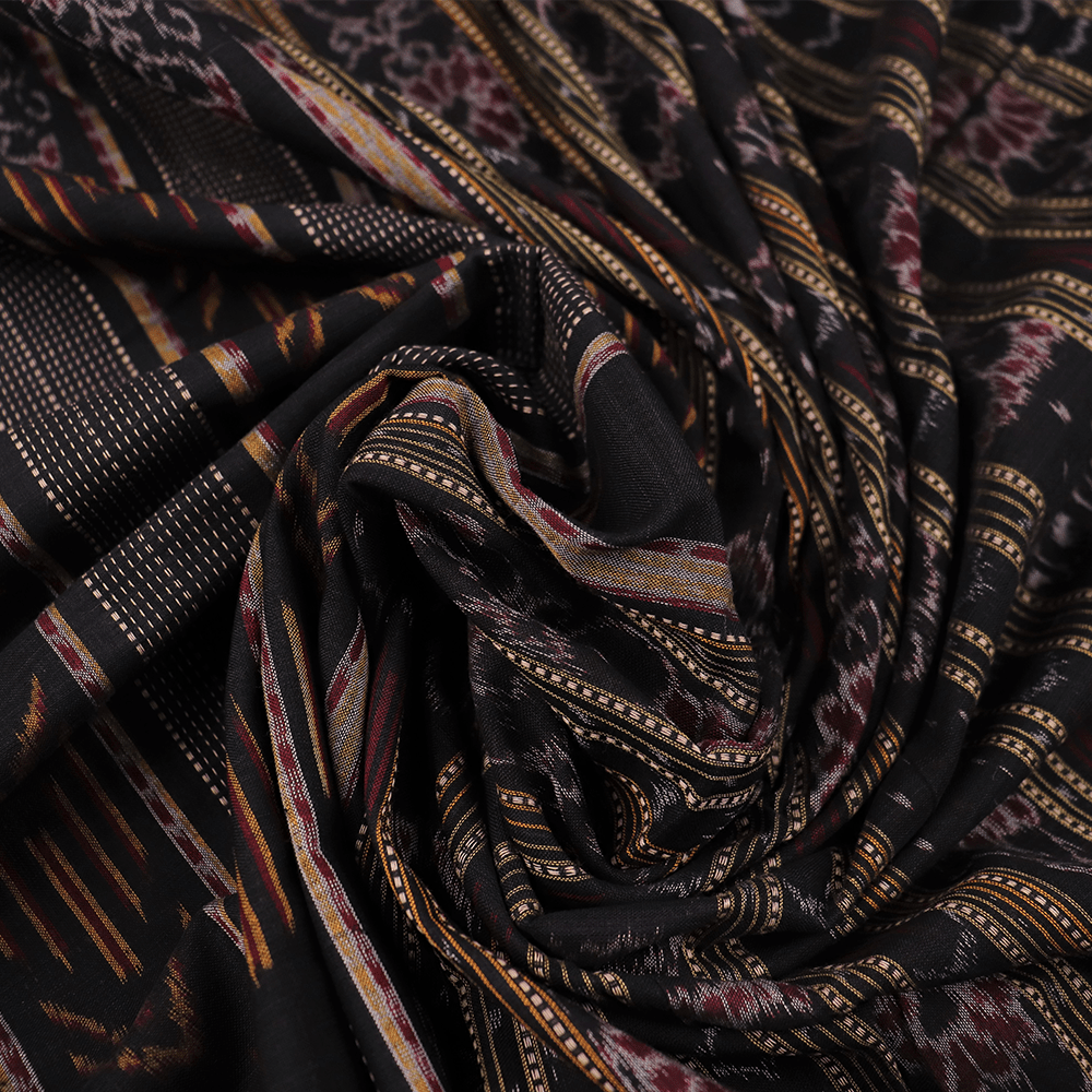Handloom Sambalpuri Cotton Ikkat Saree Handloom Saree_Cotton Priyadarshini Handloom 