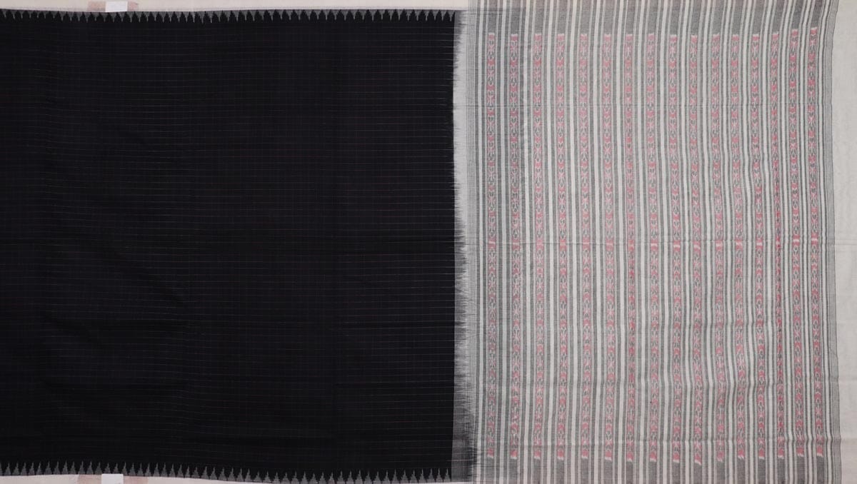 Handloom Sambalpuri Cotton Ikkat Saree Handloom Saree_Cotton Priyadarshini Handloom 