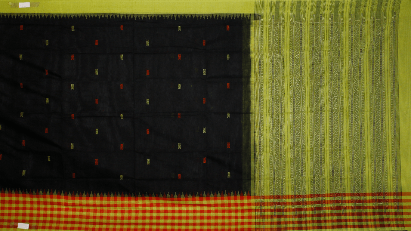 Handloom Sambalpuri Cotton Ikkat Saree Handloom Saree_Cotton Priyadarshini Handloom 