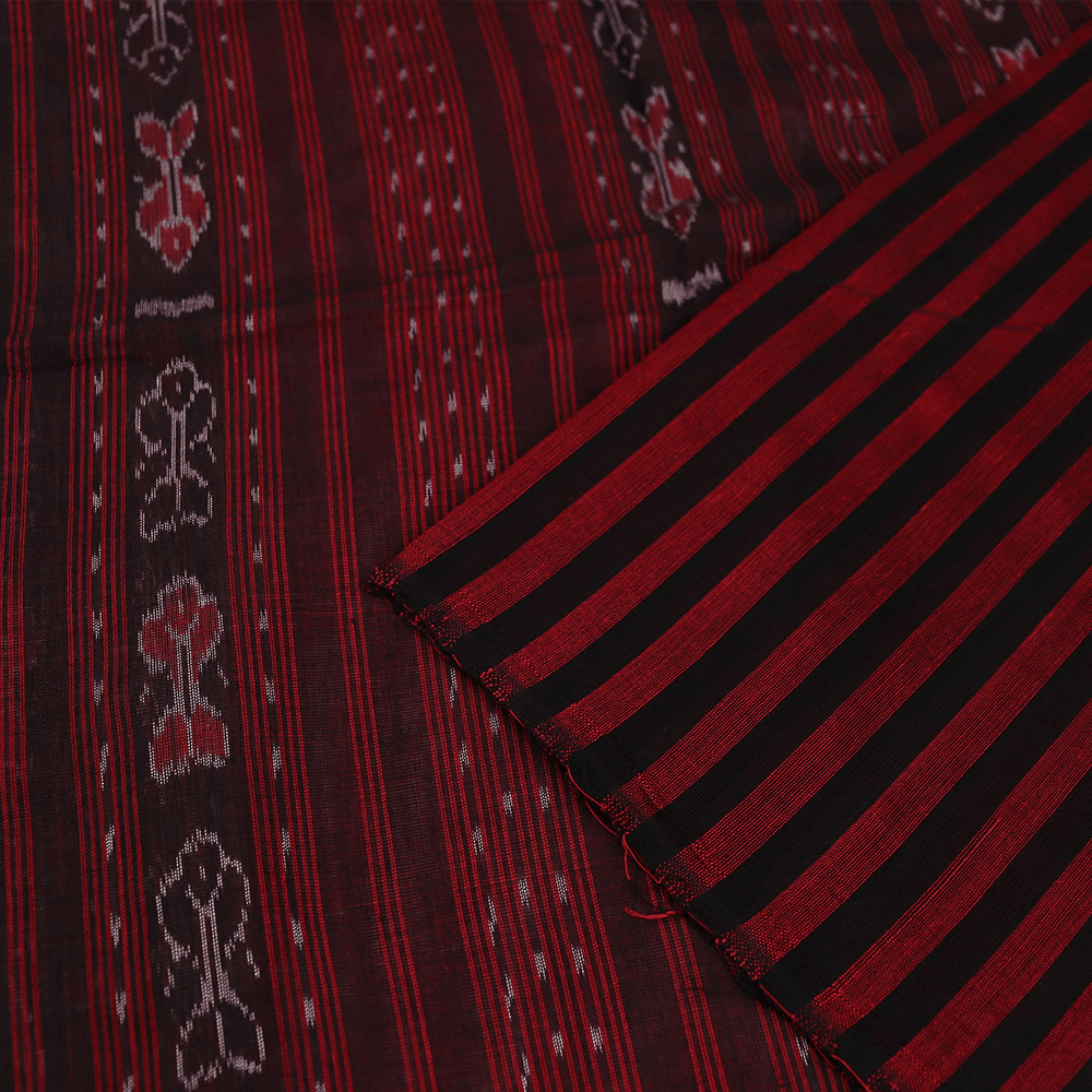 Handloom Sambalpuri Cotton Ikkat Saree Handloom Saree_Cotton Priyadarshini Handloom 