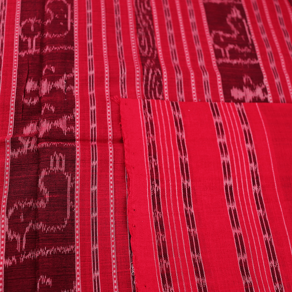 Handloom Sambalpuri Cotton Ikkat Saree Handloom Saree_Cotton Priyadarshini Handloom 