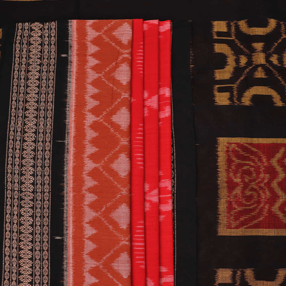 Handloom Sambalpuri Cotton Ikkat Saree Handloom Saree_Cotton Priyadarshini Handloom 