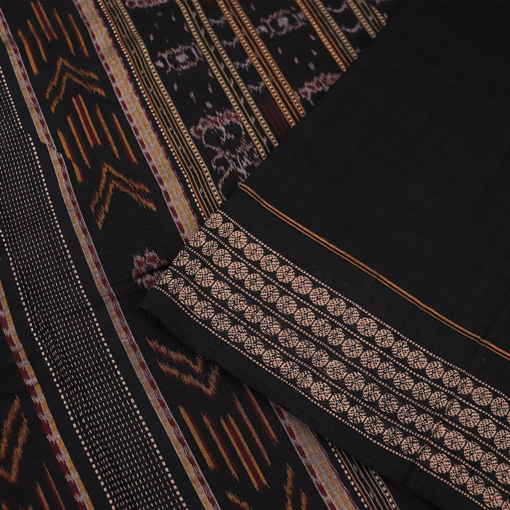 Handloom Sambalpuri Cotton Ikkat Saree Handloom Saree_Cotton Priyadarshini Handloom 