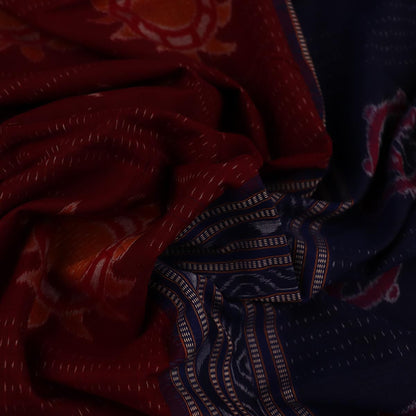 Handloom Sambalpuri Cotton Ikkat Saree Handloom Saree_Cotton Priyadarshini Handloom 
