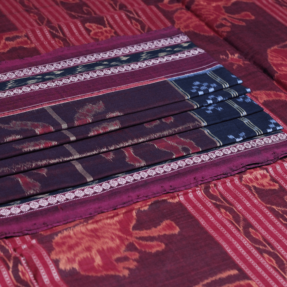 Handloom Sambalpuri Cotton Ikkat Saree Handloom Saree_Cotton Priyadarshini Handloom 