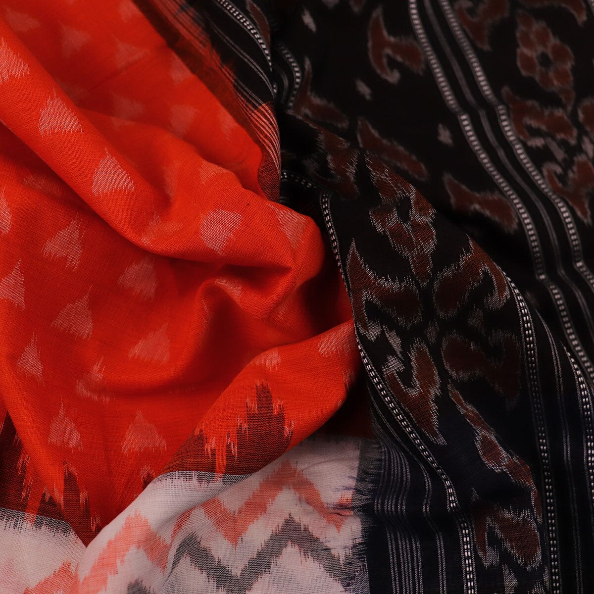 Handloom Sambalpuri Cotton Ikkat Saree Handloom Saree_Cotton Priyadarshini Handloom 