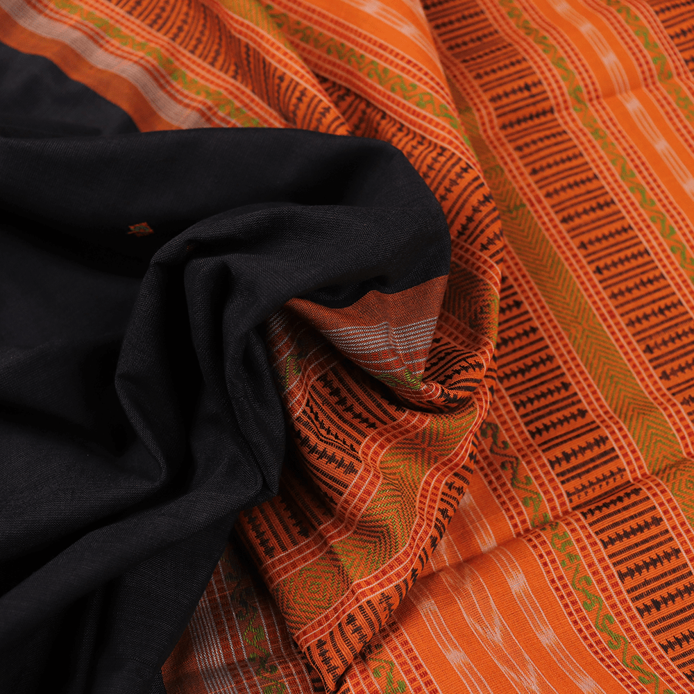 Handloom Sambalpuri Cotton Ikkat Saree Handloom Saree_Cotton Priyadarshini Handloom 