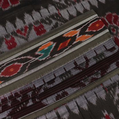 Handloom Sambalpuri Cotton Ikkat Saree Handloom Saree_Cotton Priyadarshini Handloom 