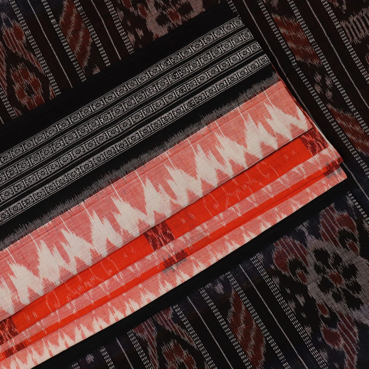Handloom Sambalpuri Cotton Ikkat Saree Handloom Saree_Cotton Priyadarshini Handloom 