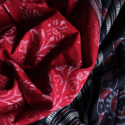 Handloom Sambalpuri Cotton Ikkat Saree Handloom Saree_Cotton Priyadarshini Handloom 
