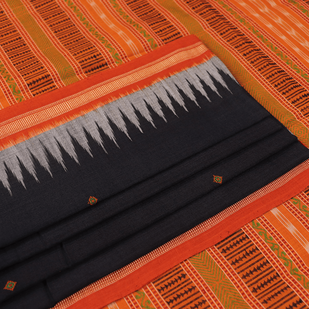 Handloom Sambalpuri Cotton Ikkat Saree Handloom Saree_Cotton Priyadarshini Handloom 