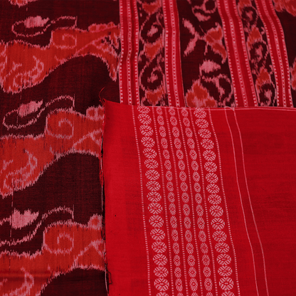 Handloom Sambalpuri Cotton Ikkat Saree Handloom Saree_Cotton Priyadarshini Handloom 