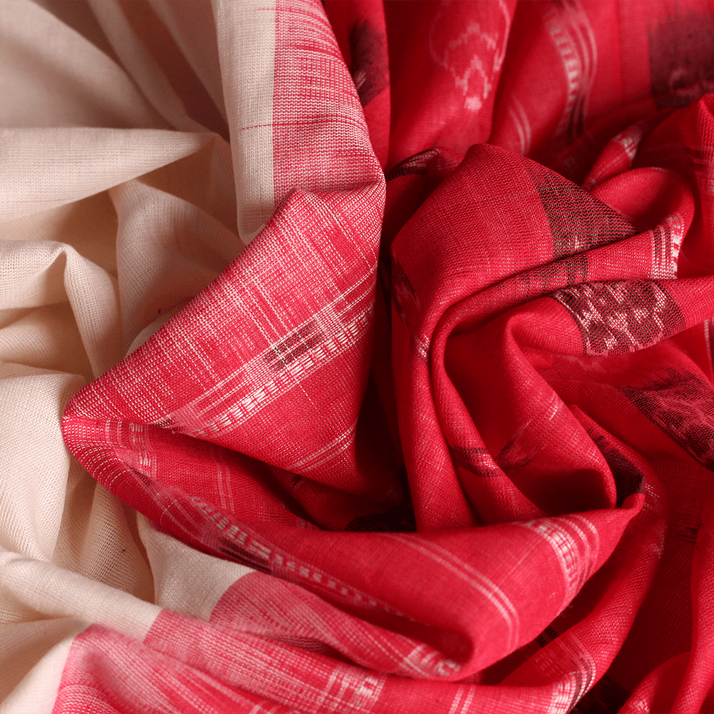 Handloom Sambalpuri Cotton Ikkat Saree Handloom Saree_Cotton Priyadarshini Handloom 