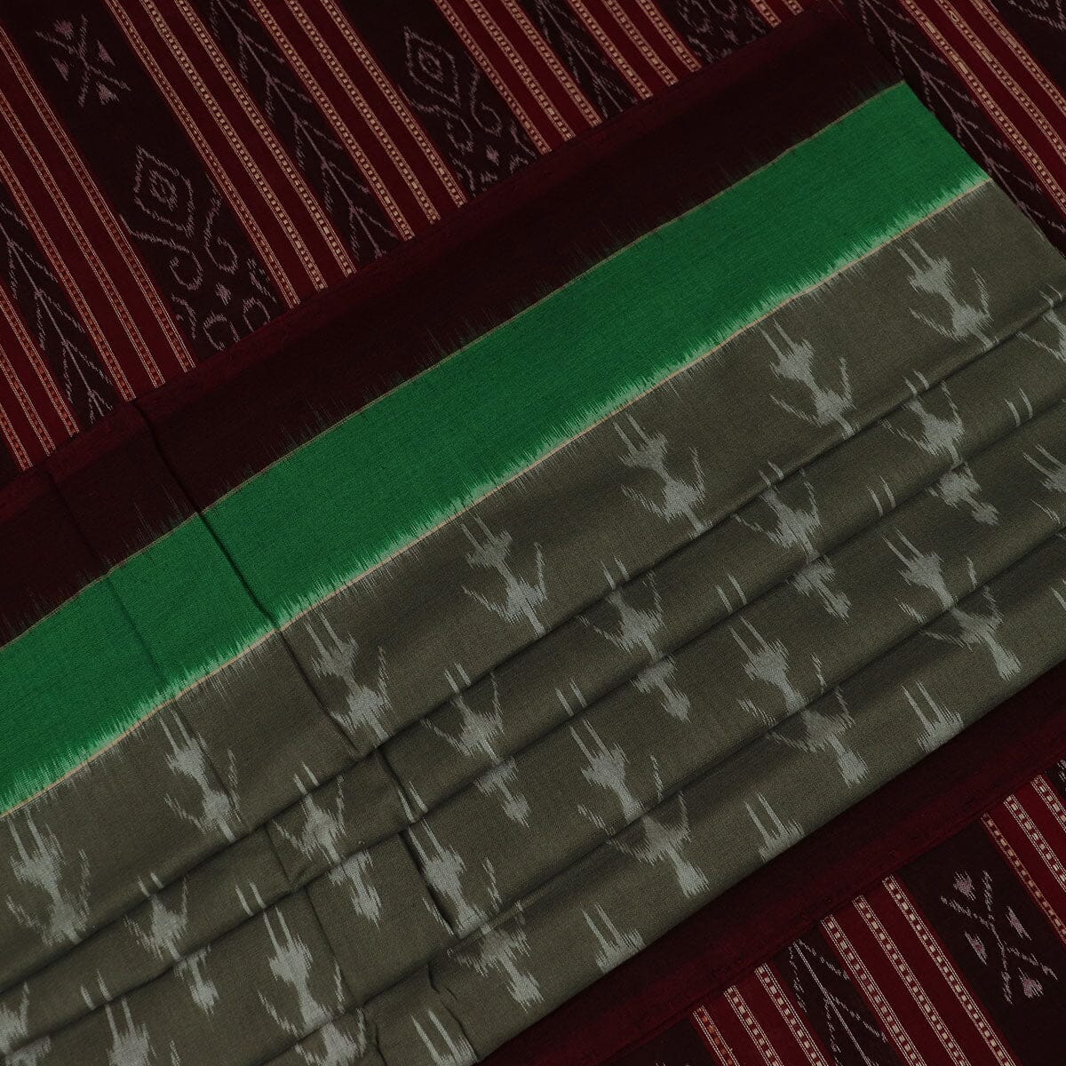 Handloom Sambalpuri Cotton Ikkat Saree Handloom Saree_Cotton Priyadarshini Handloom 