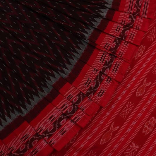 Handloom Sambalpuri Cotton Ikkat Saree Handloom Saree_Cotton Priyadarshini Handloom 
