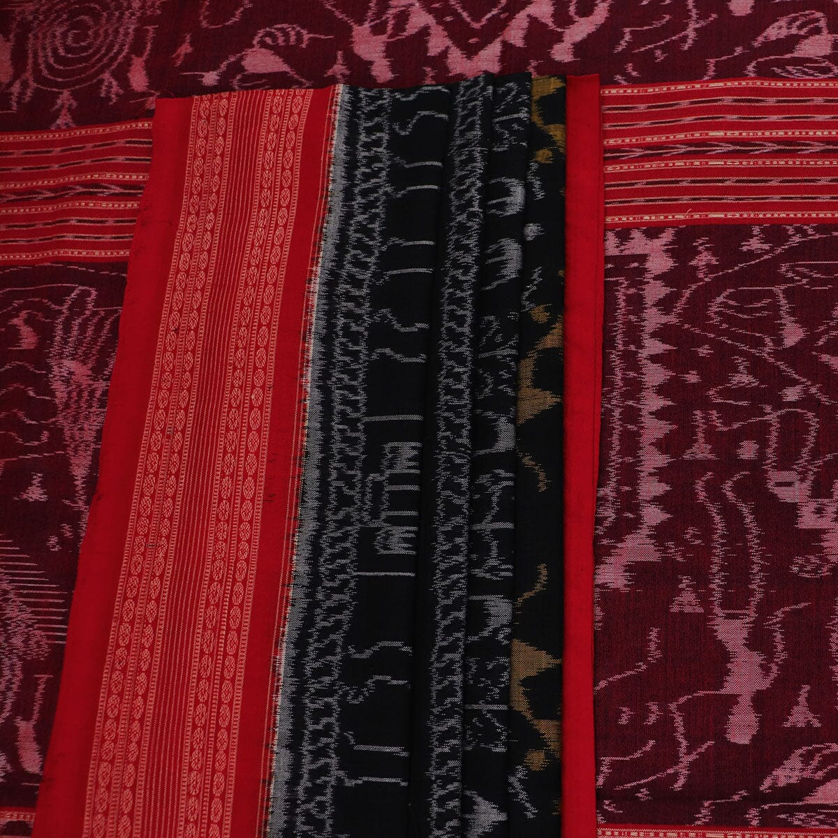 Handloom Sambalpuri Cotton Ikkat Saree Handloom Saree_Cotton Priyadarshini Handloom 