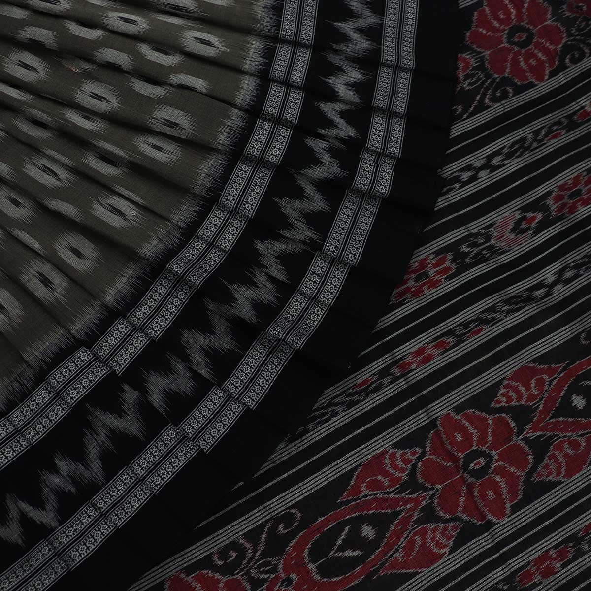Handloom Sambalpuri Cotton Ikkat Saree Handloom Saree_Cotton Priyadarshini Handloom 