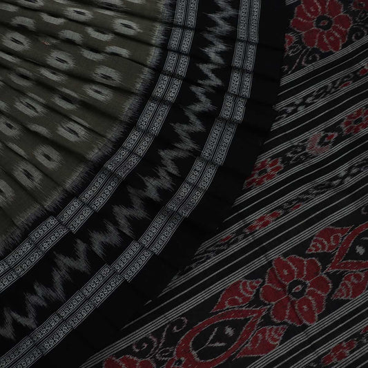Handloom Sambalpuri Cotton Ikkat Saree Handloom Saree_Cotton Priyadarshini Handloom 