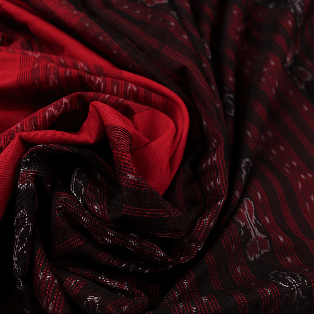 Handloom Sambalpuri Cotton Ikkat Saree Handloom Saree_Cotton Priyadarshini Handloom 