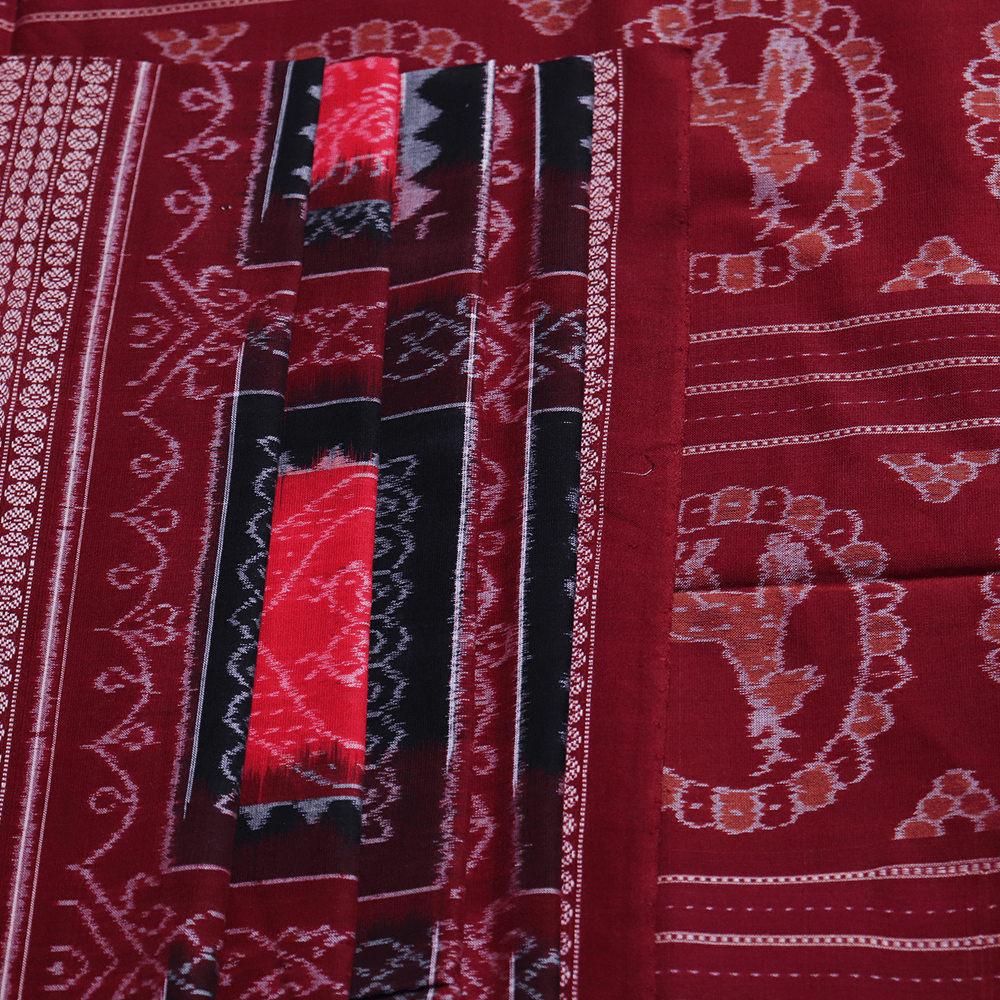 Handloom Sambalpuri Cotton Ikkat Saree Handloom Saree_Cotton Priyadarshini Handloom 