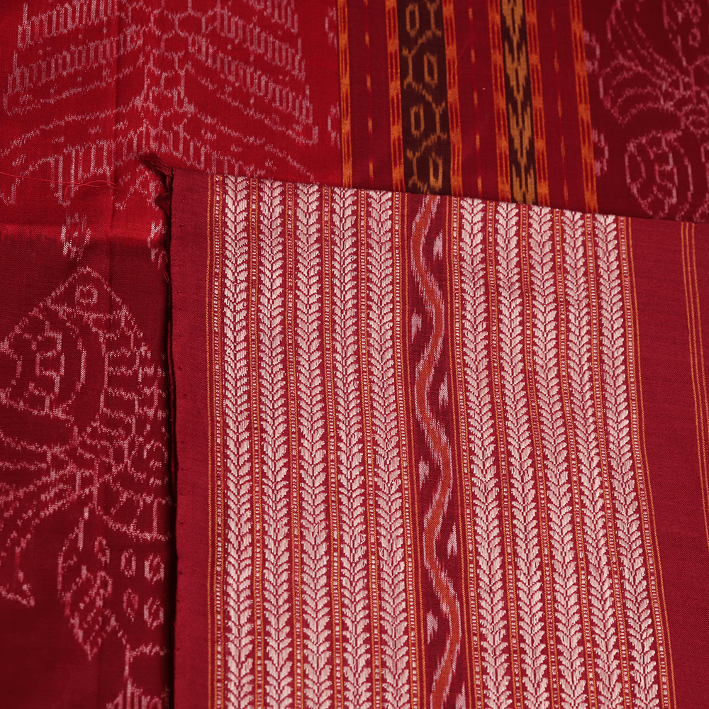Handloom Sambalpuri Cotton Ikkat Saree Handloom Saree_Cotton Priyadarshini Handloom 