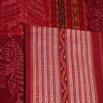 Handloom Sambalpuri Cotton Ikkat Saree Handloom Saree_Cotton Priyadarshini Handloom 