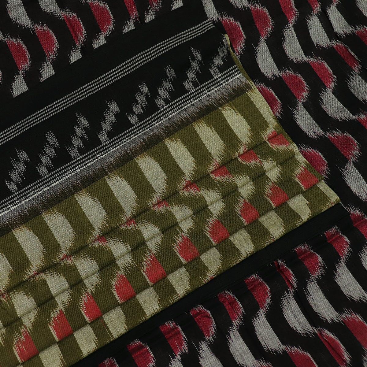 Handloom Sambalpuri Cotton Ikkat Saree Handloom Saree_Cotton Priyadarshini Handloom 
