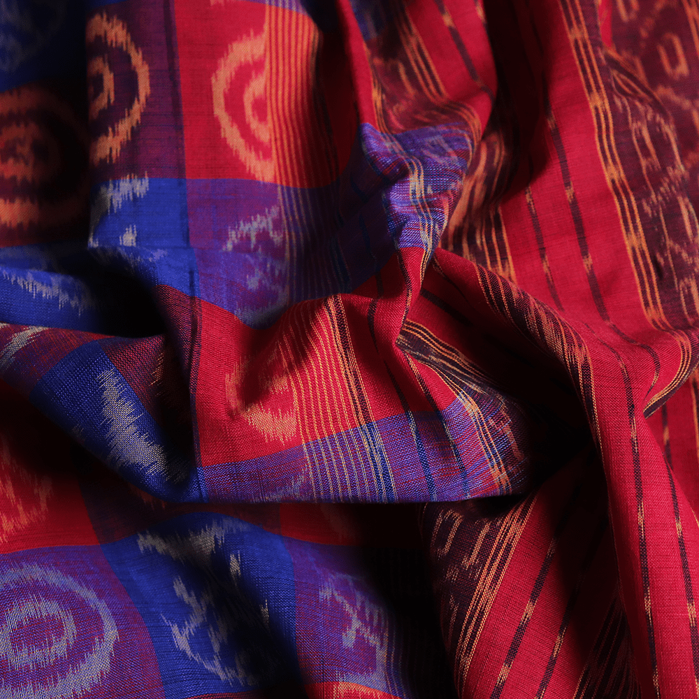 Handloom Sambalpuri Cotton Ikkat Saree Handloom Saree_Cotton Priyadarshini Handloom 