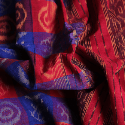 Handloom Sambalpuri Cotton Ikkat Saree Handloom Saree_Cotton Priyadarshini Handloom 