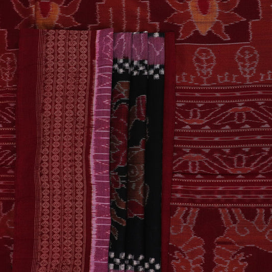 Handloom Sambalpuri Cotton Ikkat Saree Handloom Saree_Cotton Priyadarshini Handloom 