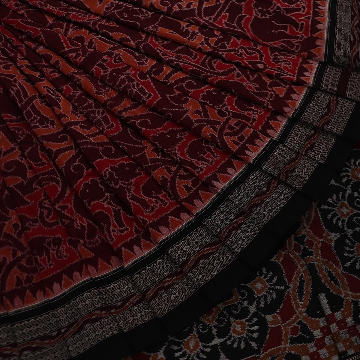 Handloom Sambalpuri Cotton Ikkat Saree Handloom Saree_Cotton Priyadarshini Handloom 