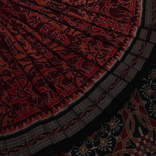 Handloom Sambalpuri Cotton Ikkat Saree Handloom Saree_Cotton Priyadarshini Handloom 