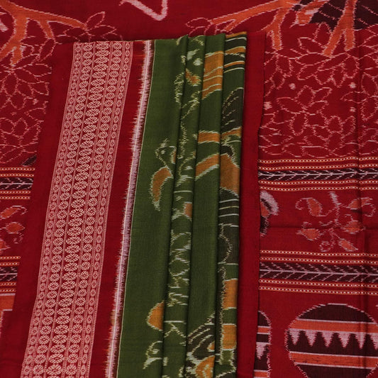 Handloom Sambalpuri Cotton Ikkat Saree Handloom Saree_Cotton Priyadarshini Handloom 