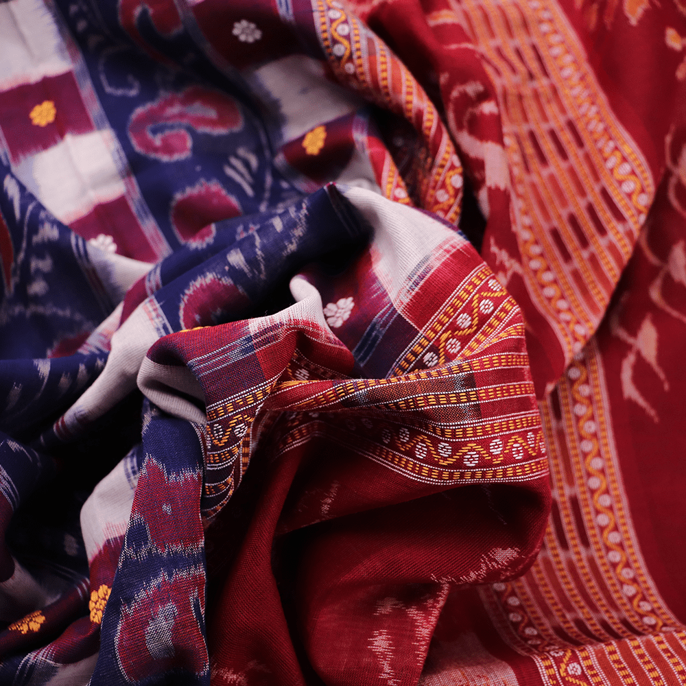 Handloom Sambalpuri Cotton Ikkat Saree Handloom Saree_Cotton Priyadarshini Handloom 