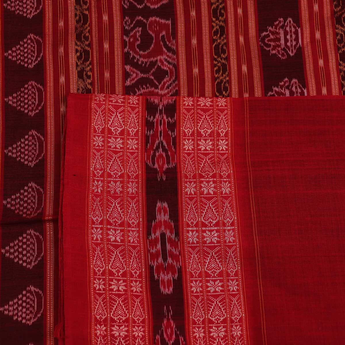Handloom Sambalpuri Cotton Ikkat Saree Handloom Saree_Cotton Priyadarshini Handloom 