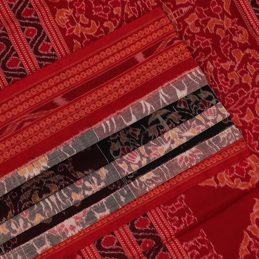 Handloom Sambalpuri Cotton Ikkat Saree Handloom Saree_Cotton Priyadarshini Handloom 