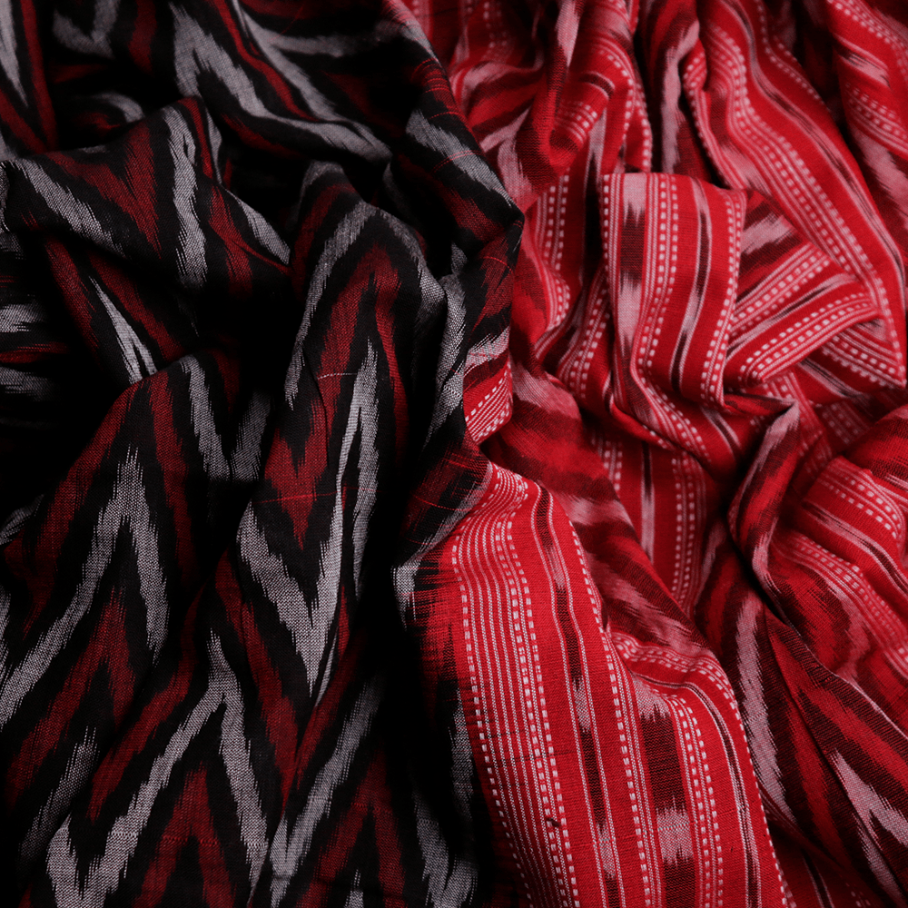 Handloom Sambalpuri Cotton Ikkat Saree Handloom Saree_Cotton Priyadarshini Handloom 