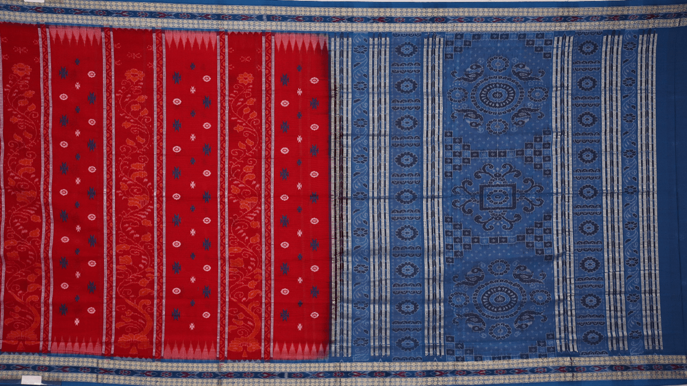 Handloom Sambalpuri Cotton Ikkat Saree Handloom Saree_Cotton Priyadarshini Handloom 