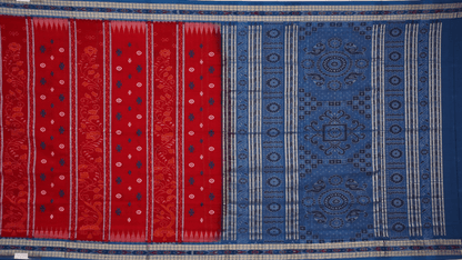 Handloom Sambalpuri Cotton Ikkat Saree Handloom Saree_Cotton Priyadarshini Handloom 