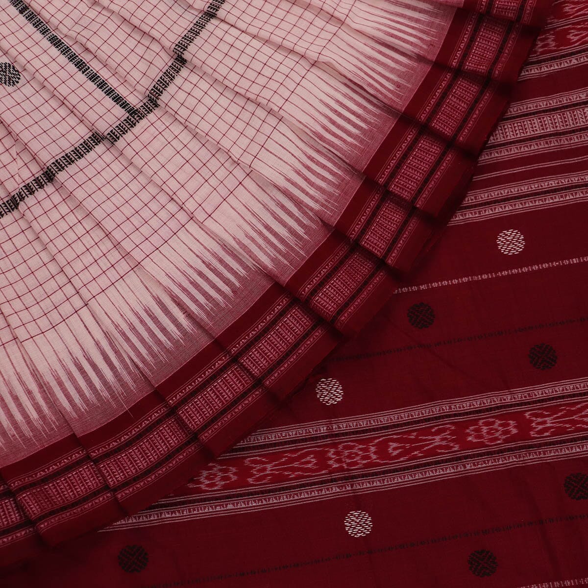 Handloom Sambalpuri Cotton Ikkat Saree Handloom Saree_Cotton Priyadarshini Handloom 